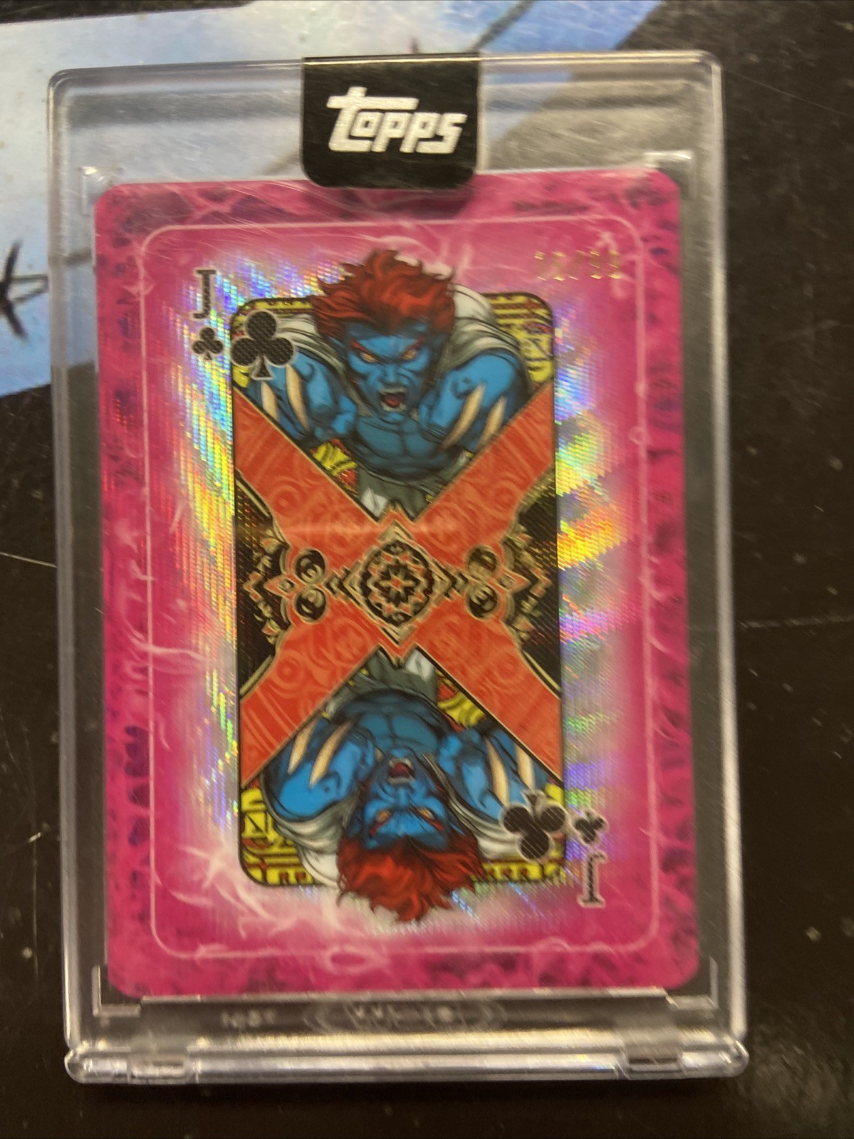 2025 Topps Marvel Mint Beast Playing Card Pink  /99 C-J