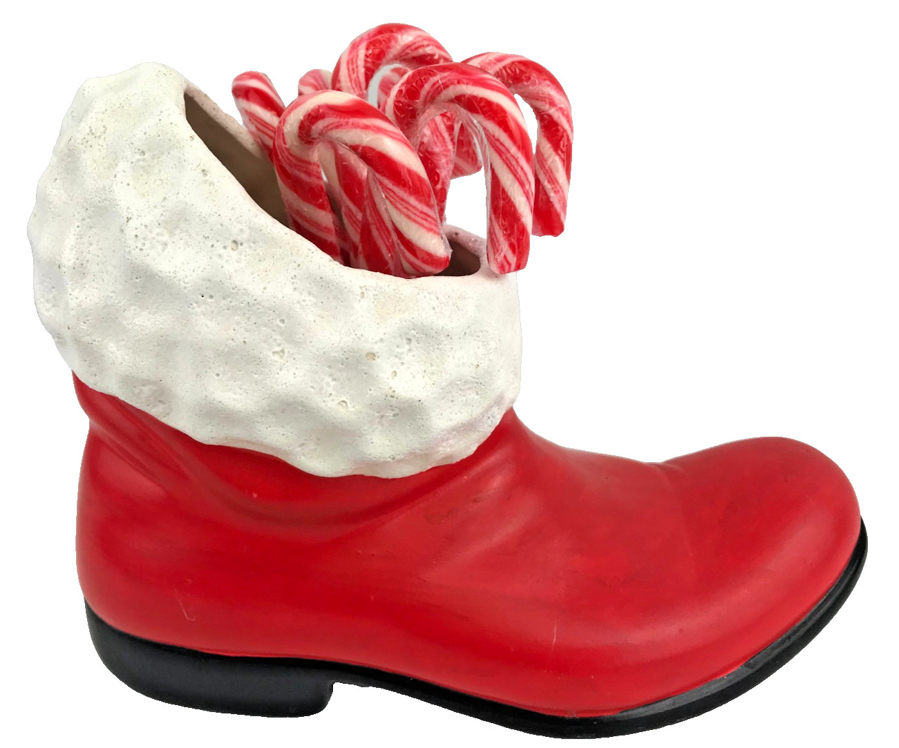 VINTAGE 1970'S CHRISTMAS SANTA BOOT PLANTER VINTAGE 1970'S CHRISTMAS SANTA BOOT PLANTER