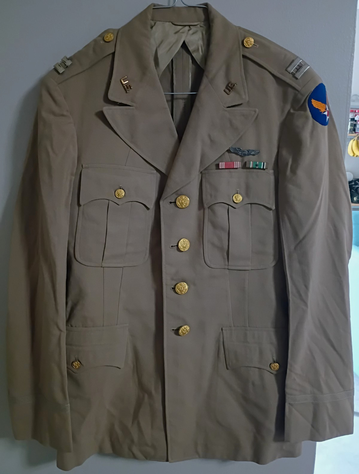 WWII US Army Named Pilot Uniform