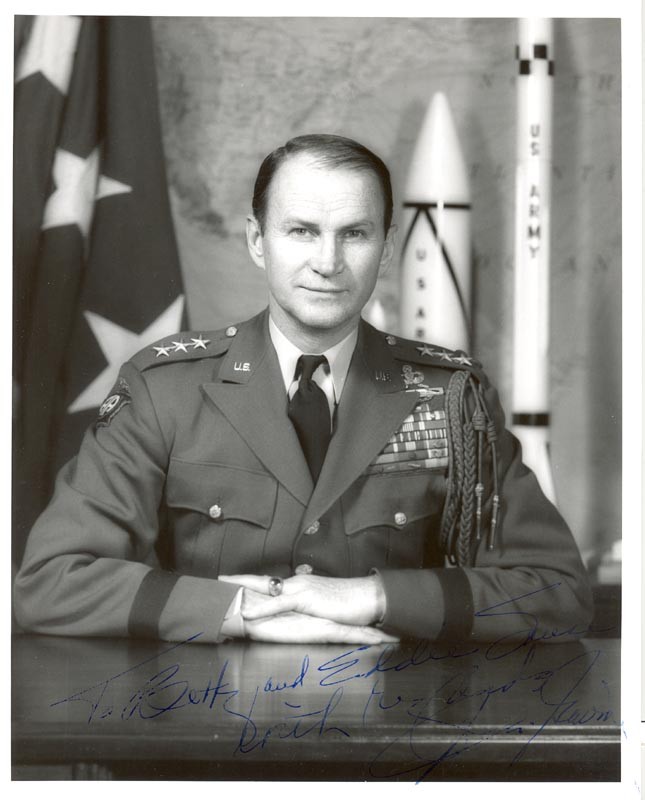 JAMES M. GAVIN - AUTOGRAPHED INSCRIBED PHOTOGRAPH