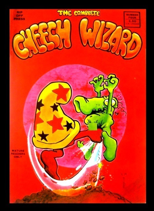 THE COMPLETE CHEECH WIZARD #4, 1987, VAUGHN BODE’, COLOR, UNDERGROUND COMIC NM