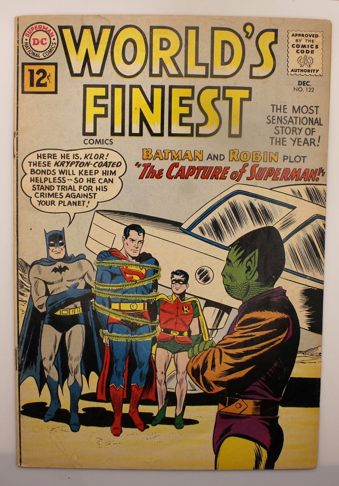 World's Finest Comics #122 (DC Comics December 1961) VG 4.0 World's Finest Comics #122 (DC Comics December 1961) VG 4.0