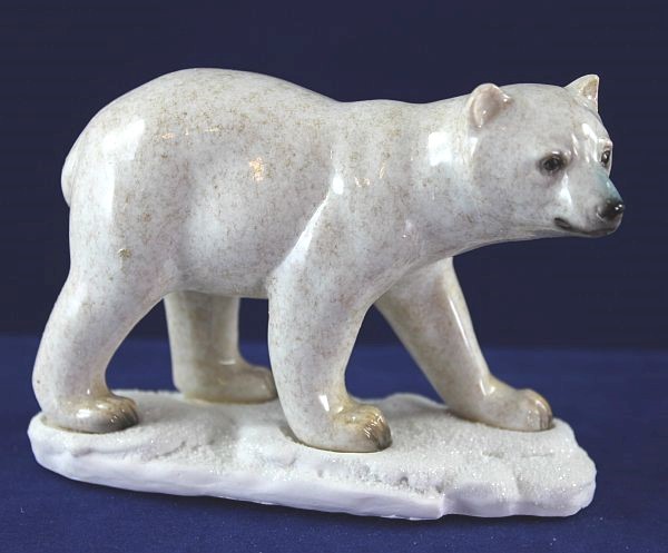 Juvenile Polar Bear Cub Figurine NOS