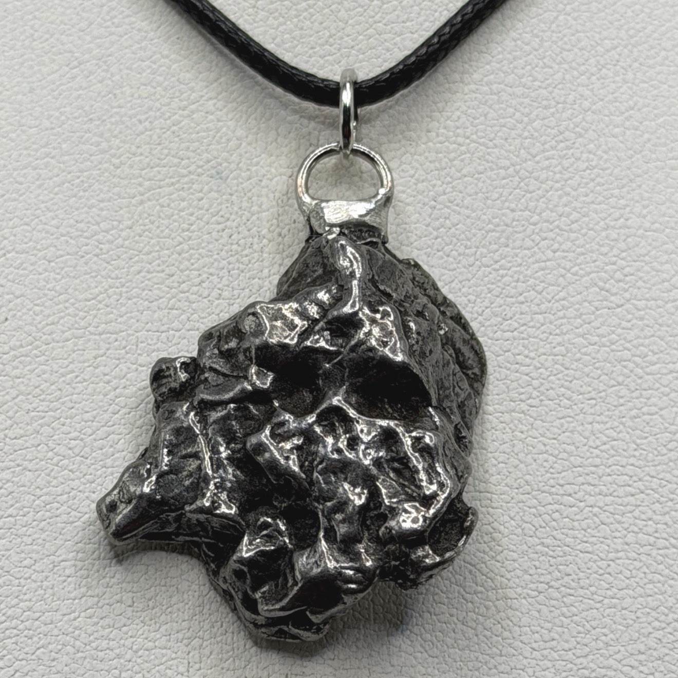 Campo del Cielo Meteorite Pendant, Astronomy Gift, Space Gift, COA, 22.20 grams