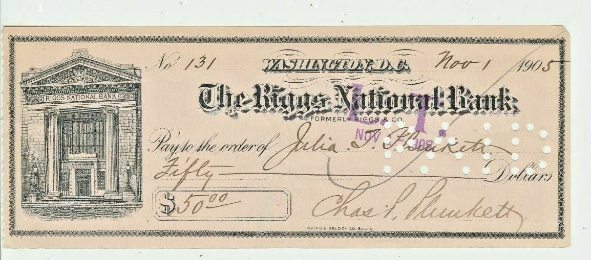 Signed WWI Rear Admiral Charles Plunkett Naval War College Transatlantic Flight 