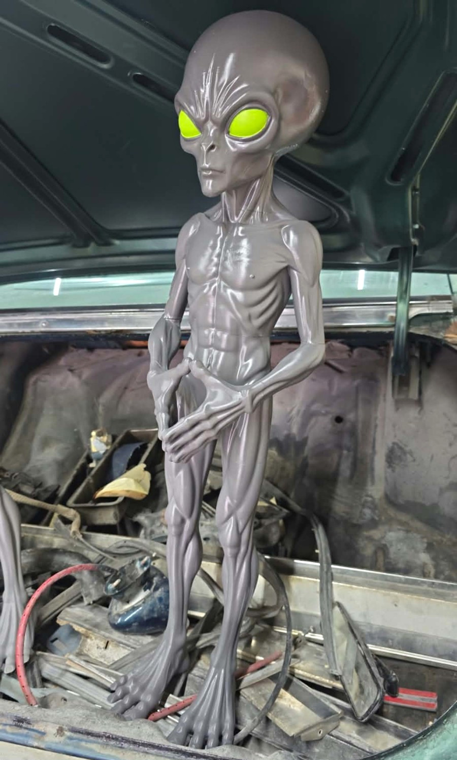 3 Foot TALL 3D PRINTED ALIEN FIGURE VERY DETAILED