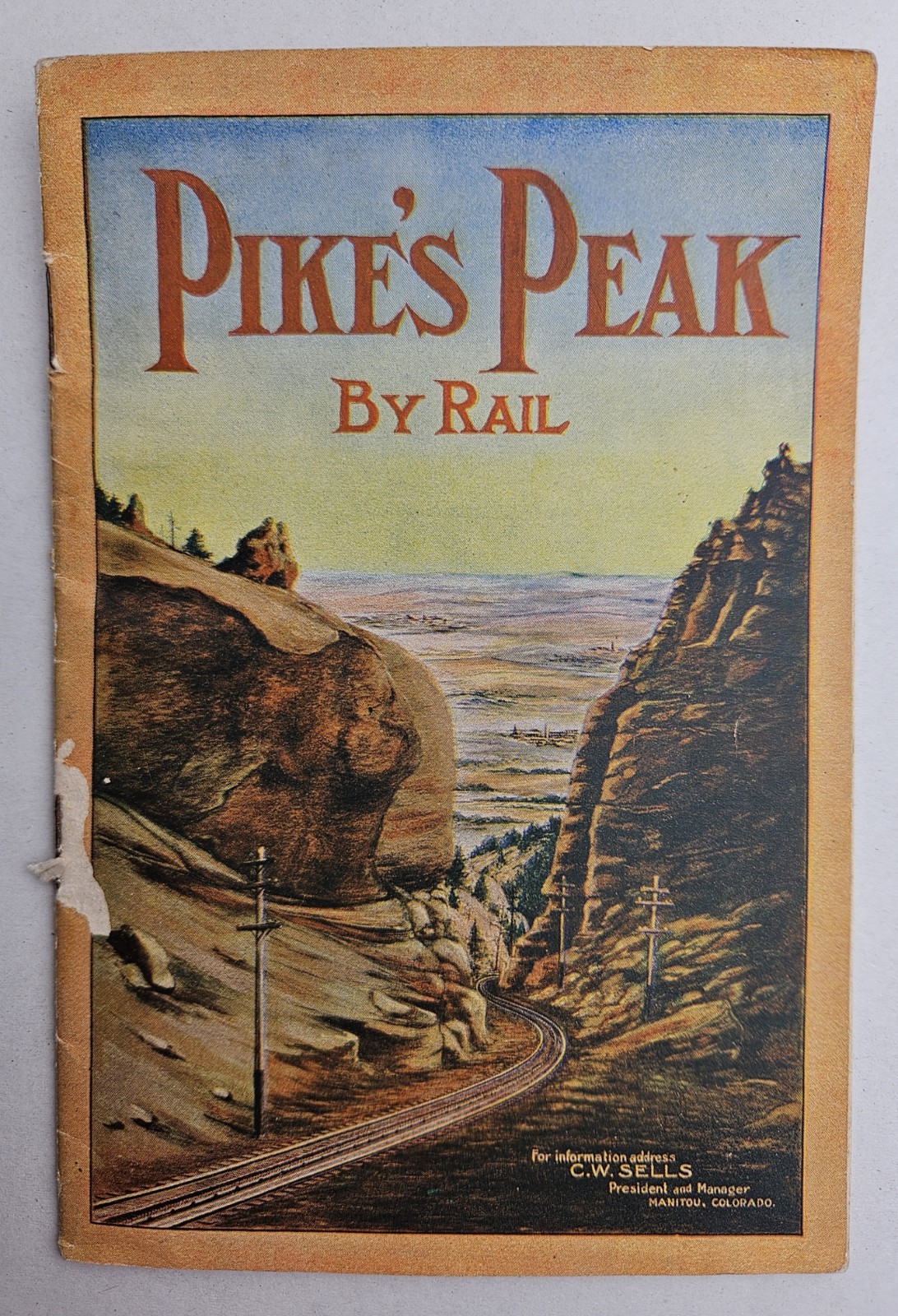 1903 Pike's Peak by Rail Cog Wheel Route Manitou Railway Colorado Brochure