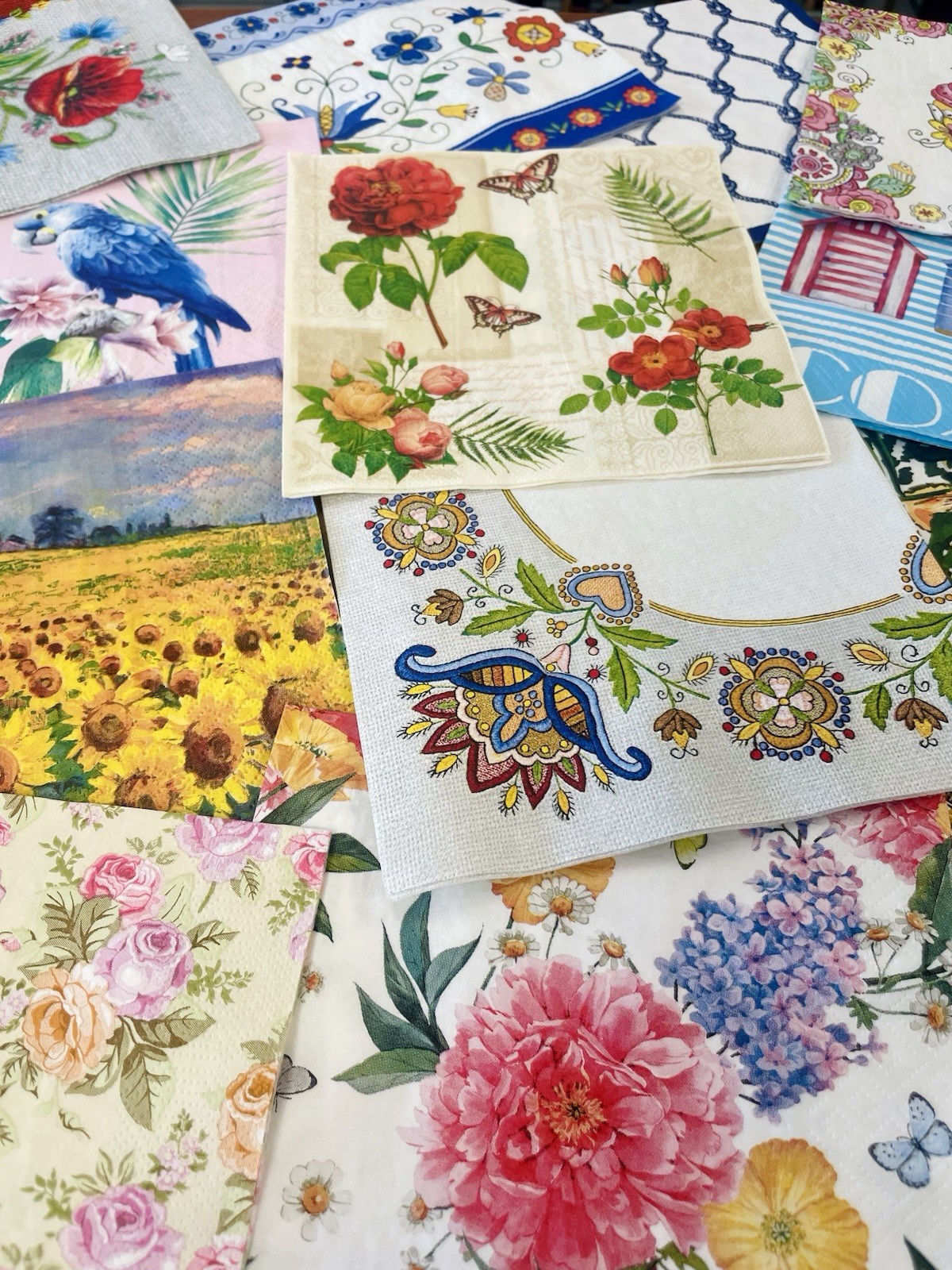 Decoupage Paper Napkins Mystery Surprise Pack - LOT of 80 Random Collection