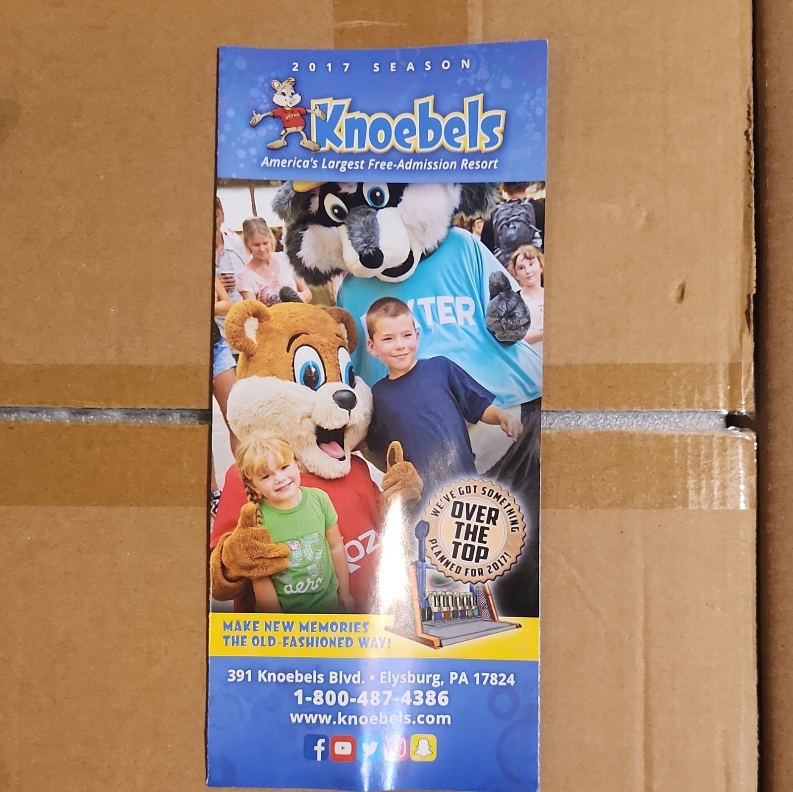 Knoebels Amusement Resort 2017 Season Brochure Amusement Park Collectible