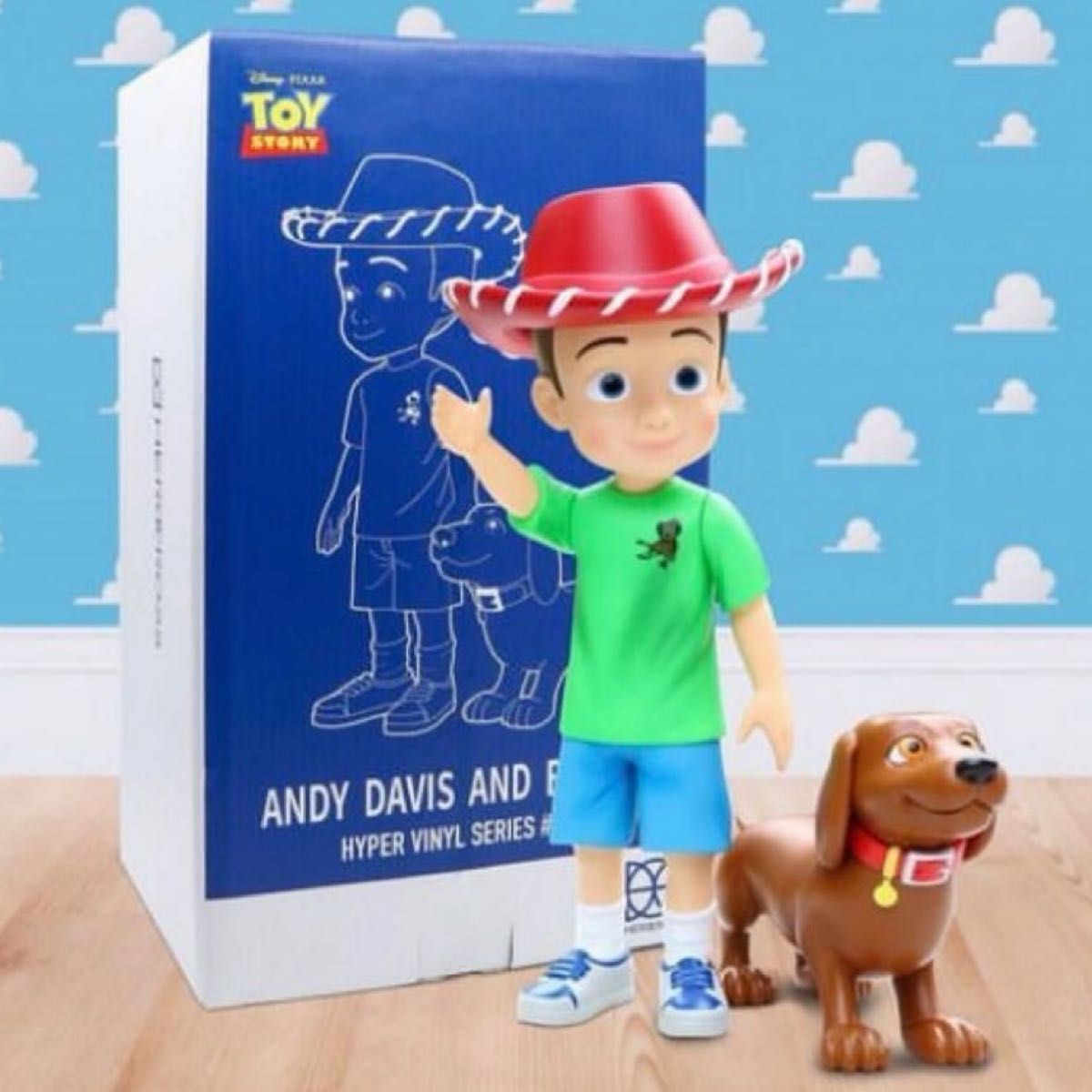 Herocross Disney Pixar Toy Story Andy & Buster Figure 30.5cm Rare