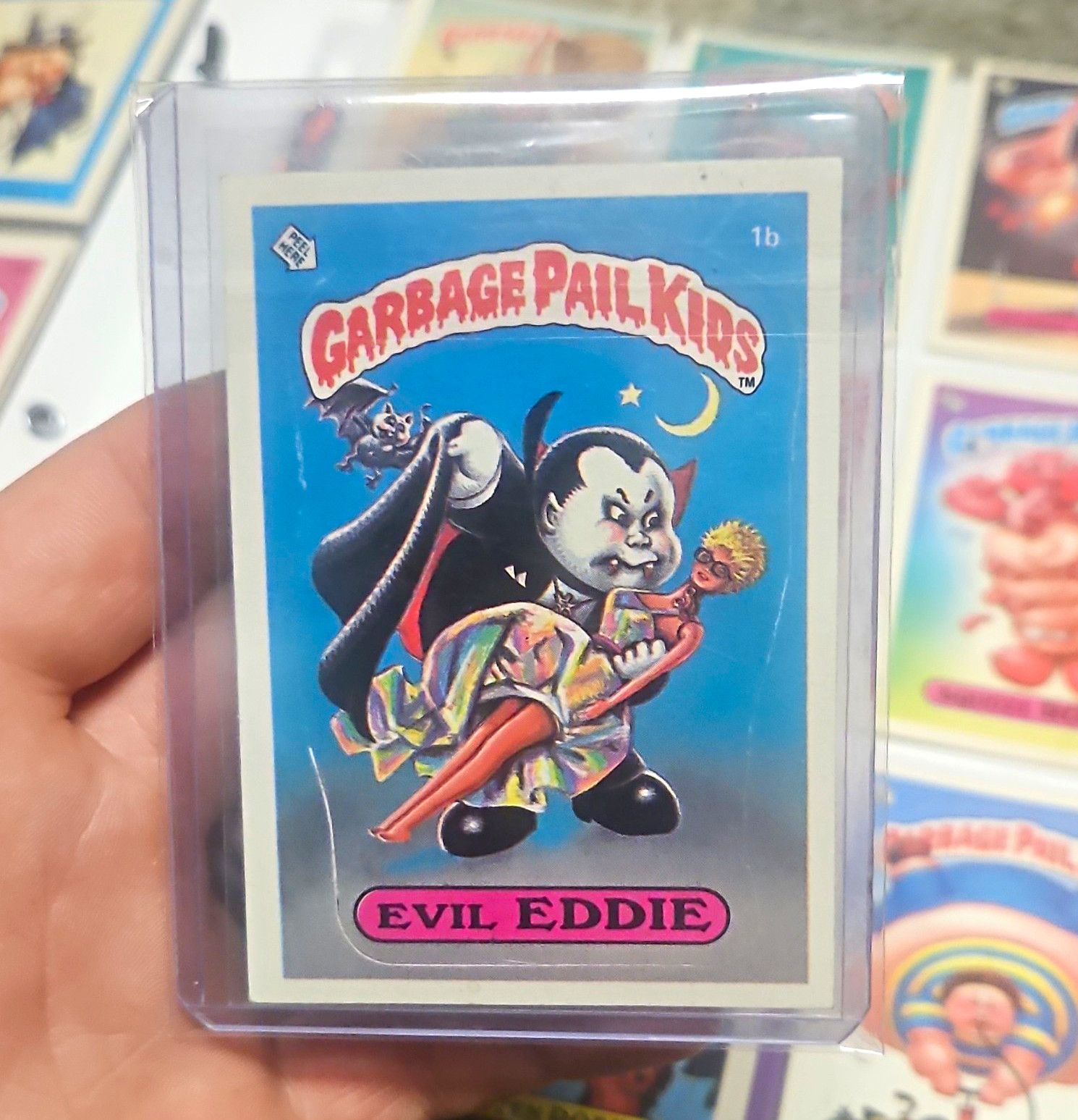 1985-1987 Garbage Pail Kids Cards 260+ Total 1 Evil Eddie 1b Great Condition