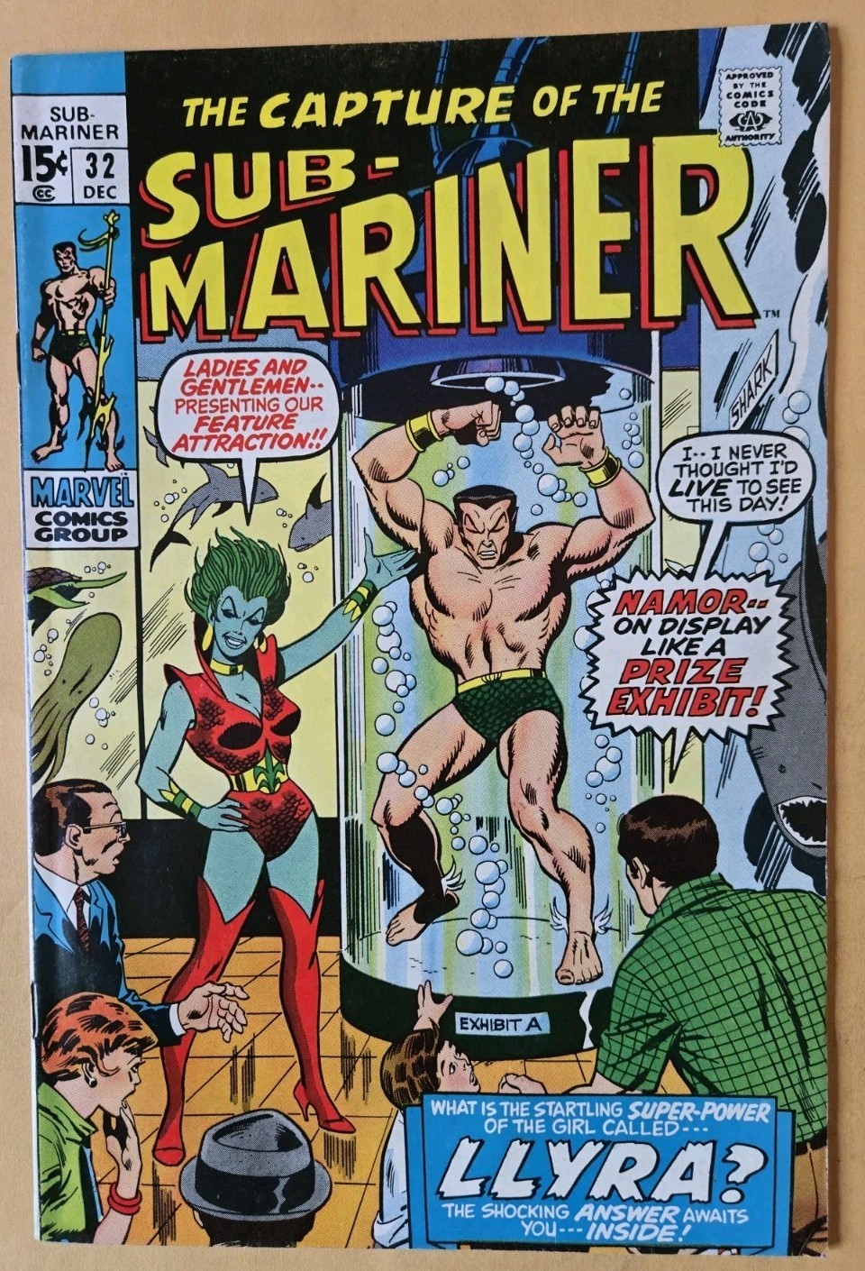 Sub-Mariner #32 VG+ (4.5) Marvel Comics 12/70 Sub-Mariner #32 VG+ (4.5) Marvel Comics 12/70