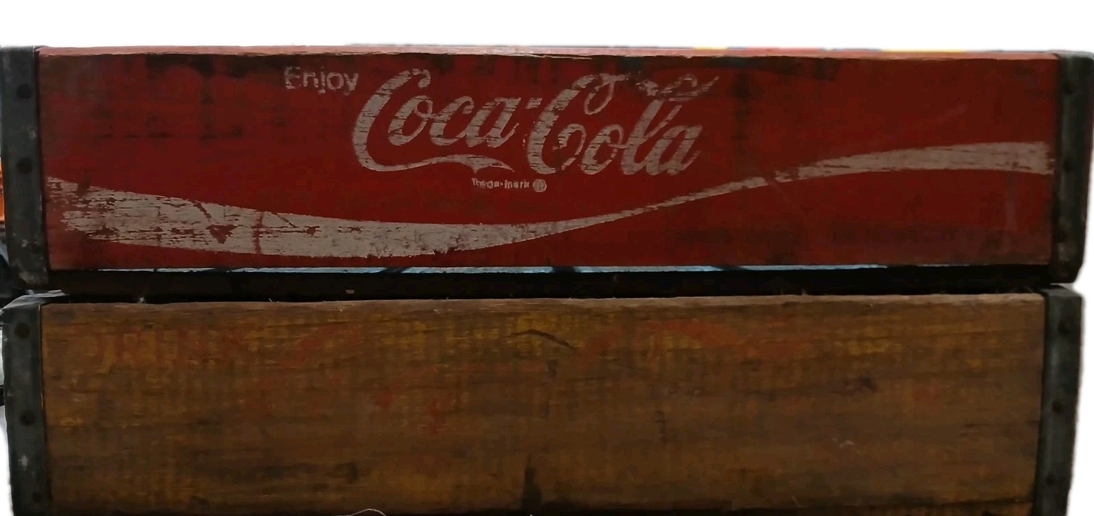  1950/60's Coca-Cola Case Wood Case Holds  24 Bottle Lot Of 2 Vintage Coke Bottl