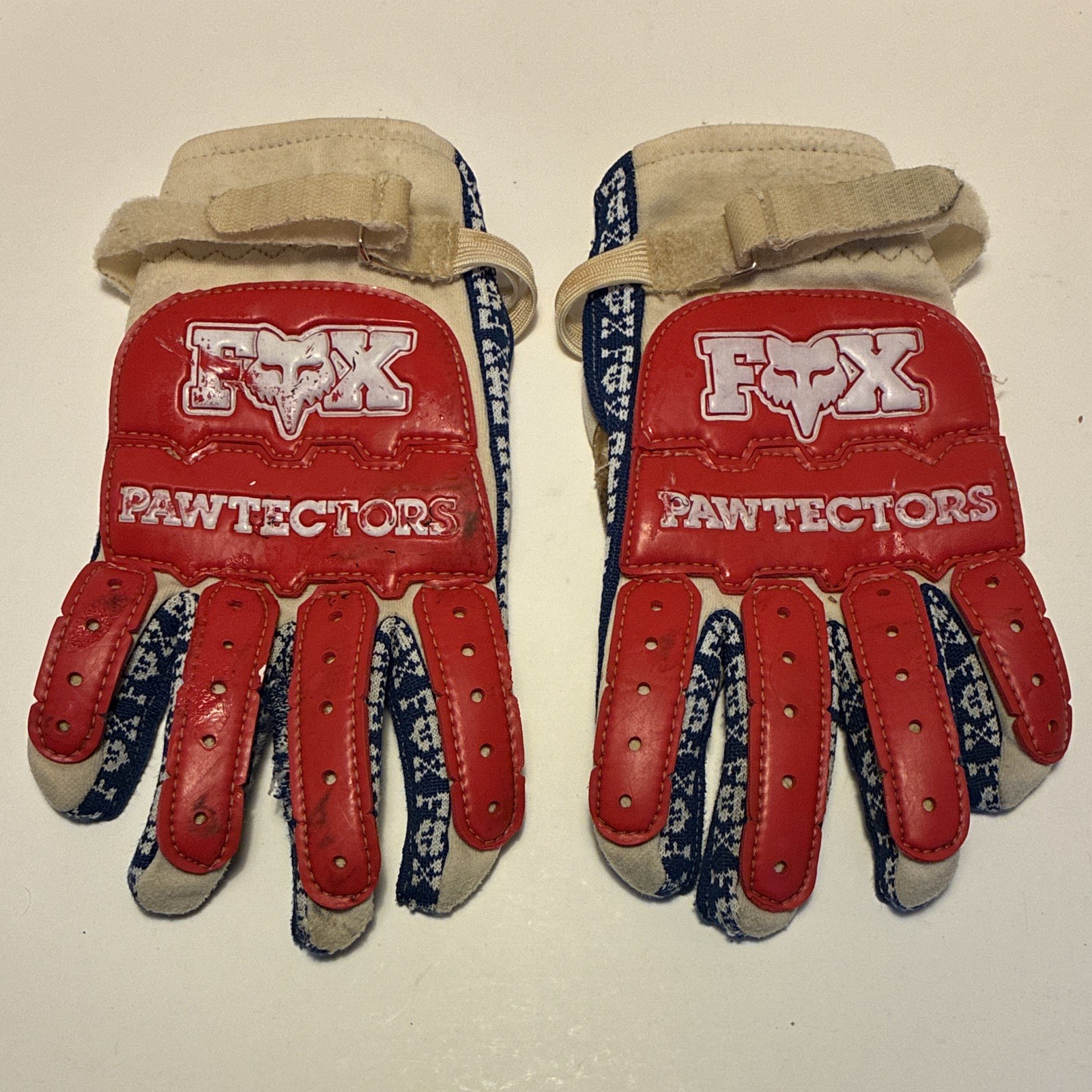 Vintage 1980S Fox Pawtectors Motocross, Enduro, Bmx Gloves Vintage 1980S Fox Pawtectors Motocross, Enduro, Bmx Gloves