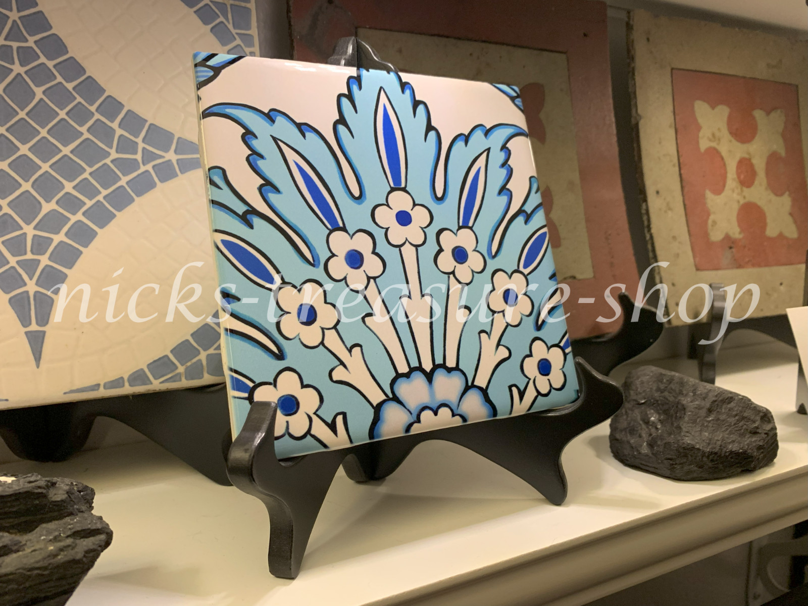 White Star Line RMS Titanic Olympic First Class Turkish Bath Cooling Room Tile