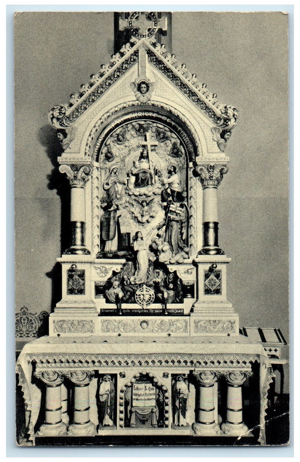 c1940\'s Poor All Souls Altar Saint Michael Church Chicago Illinois IL Postcard c1940\'s Poor All Souls Altar Saint Michael Church Chicago Illinois IL Postcard