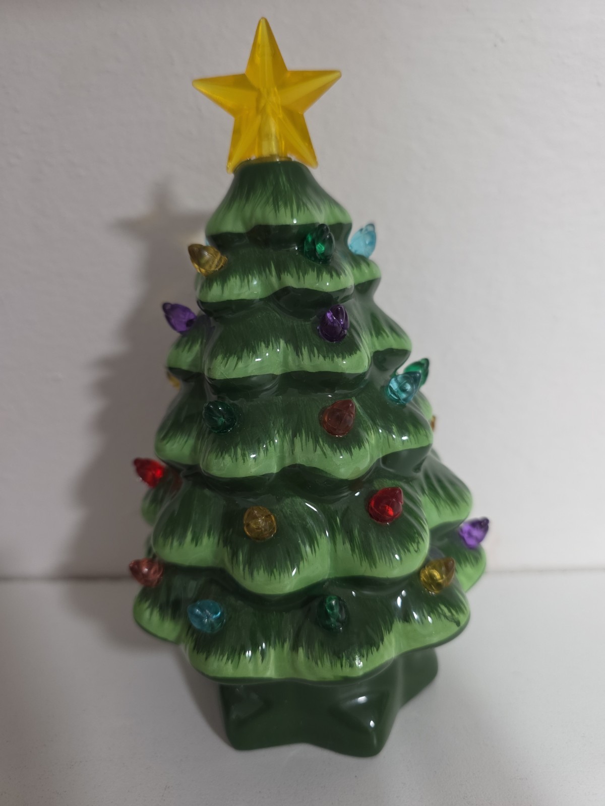 Vtg Mr Christmas Ceramic Tree Lights Up 14 Vtg Mr Christmas Ceramic Tree Lights Up 14