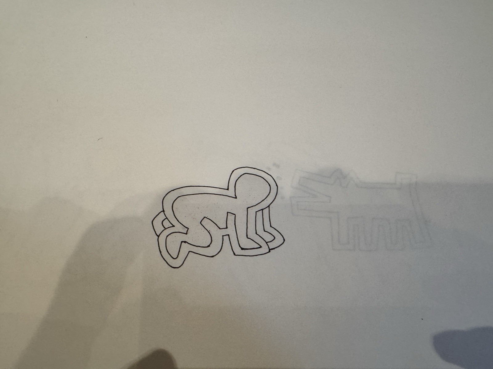 keith haring original Drawing From Sesame Street Crawling Baby Rare With Certs keith haring original Drawing From Sesame Street Crawling Baby Rare With Certs
