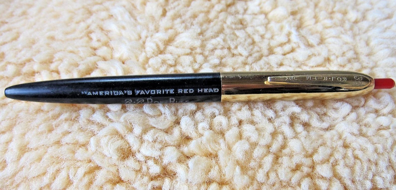VTG 50's Rol‑Rite “America’s Favorite Redhead Pen Stolen from Kitty Kallen Promo
