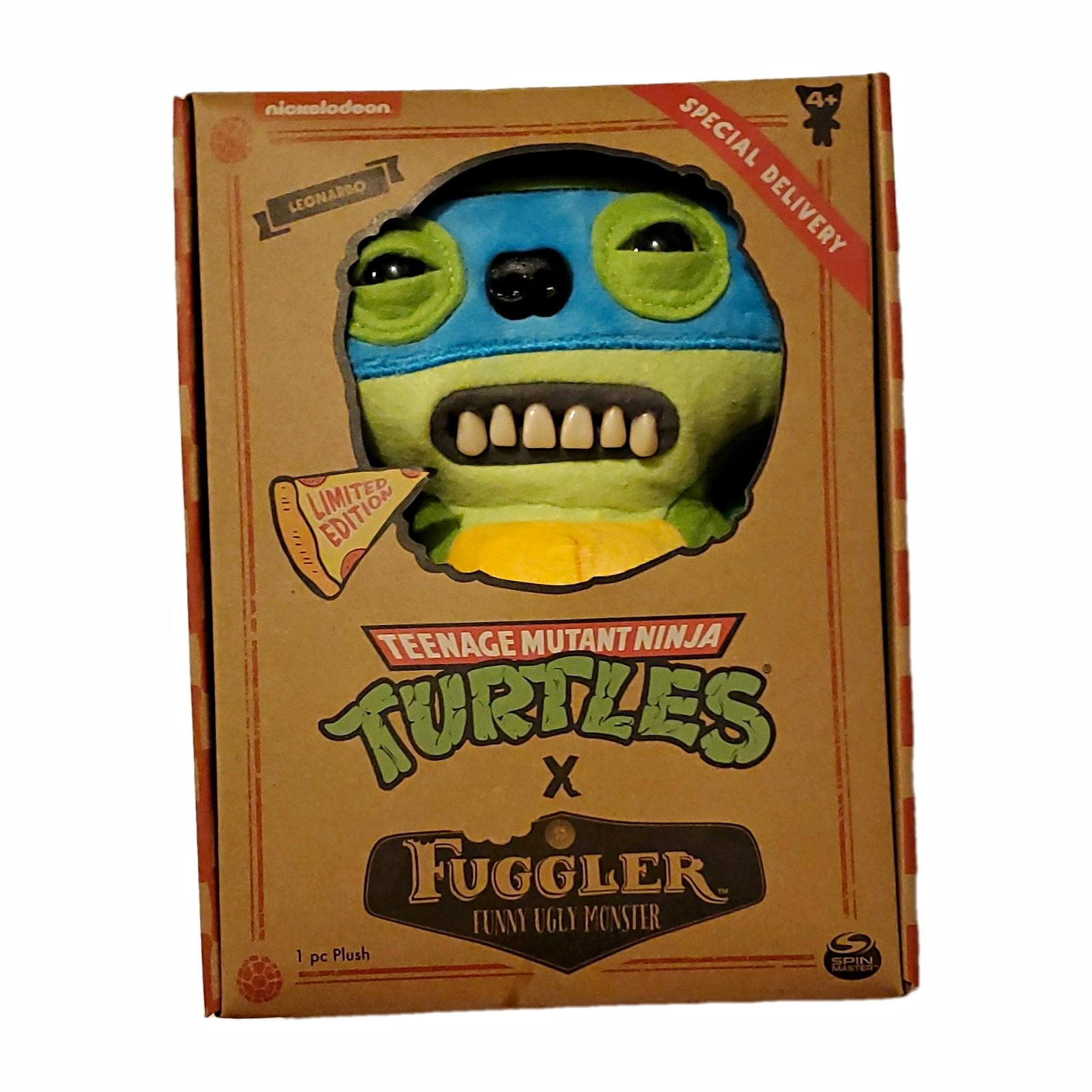 Fuggler TMNT x Fuggler Leonardo Turtle Plush Limited Edition Nickelodeon Fuggler TMNT x Fuggler Leonardo Turtle Plush Limited Edition Nickelodeon
