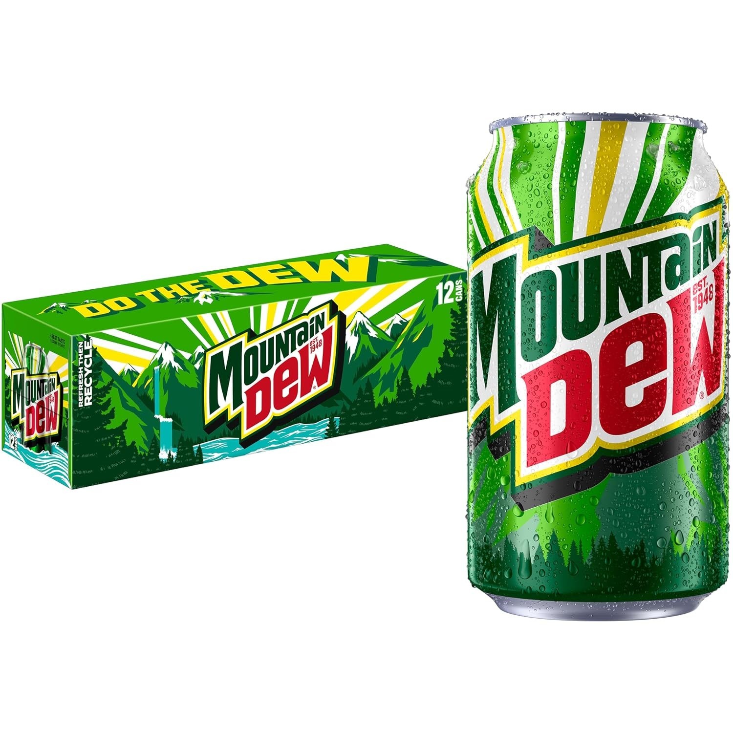 MTN DEW Soft Drink Cans - Refreshing Pack of 12, Perfect for Sharing MTN DEW Soft Drink Cans - Refreshing Pack of 12, Perfect for Sharing