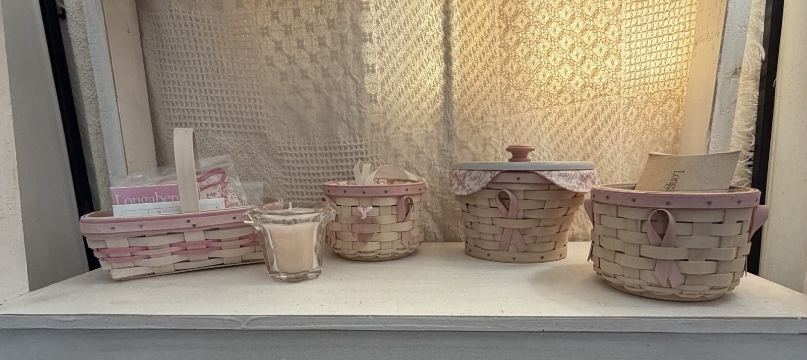 Longaberger Horizon of Hope Basket Set