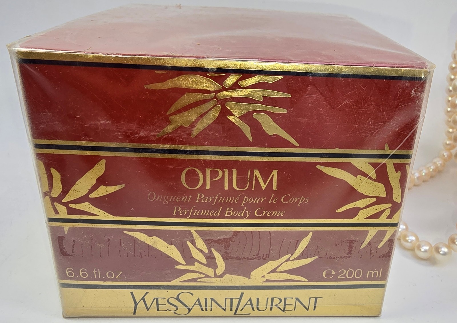 1996 Yves Saint Laurent Opium Perfumed Body Creme 6.6oz 200ml Vintage Scarce