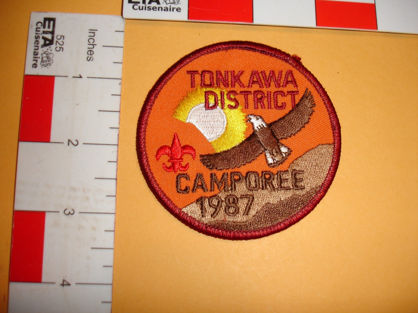 Vintage Patch Tonkawa District Camporee 1987