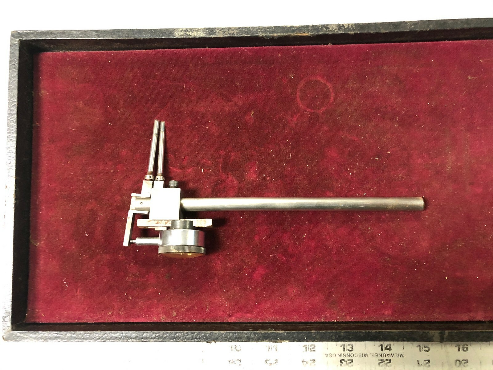 MACHINIST TOOLS LATHE MILL Machinist Federal Dial Indicator Gage on Fixture ShB MACHINIST TOOLS LATHE MILL Machinist Federal Dial Indicator Gage on Fixture ShB