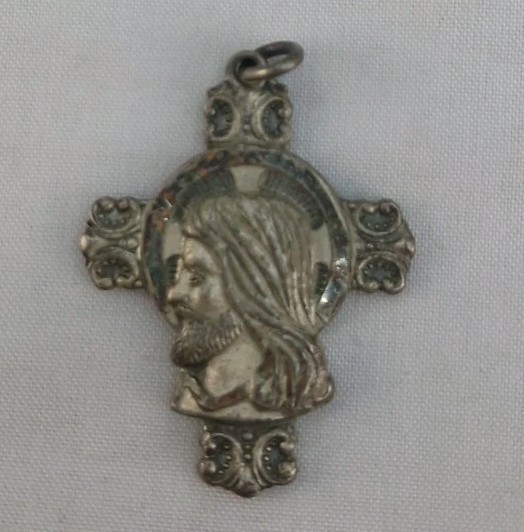 RARE Vintage Origional 925 Sterling Silver Signed Mayward Jesus Pendant 