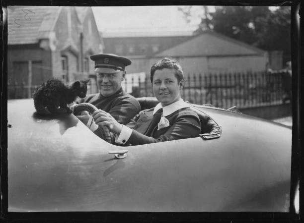 Betty Carstairs Estelle I one of speedboats with Joe Harris Ca- 1920s Old Photo