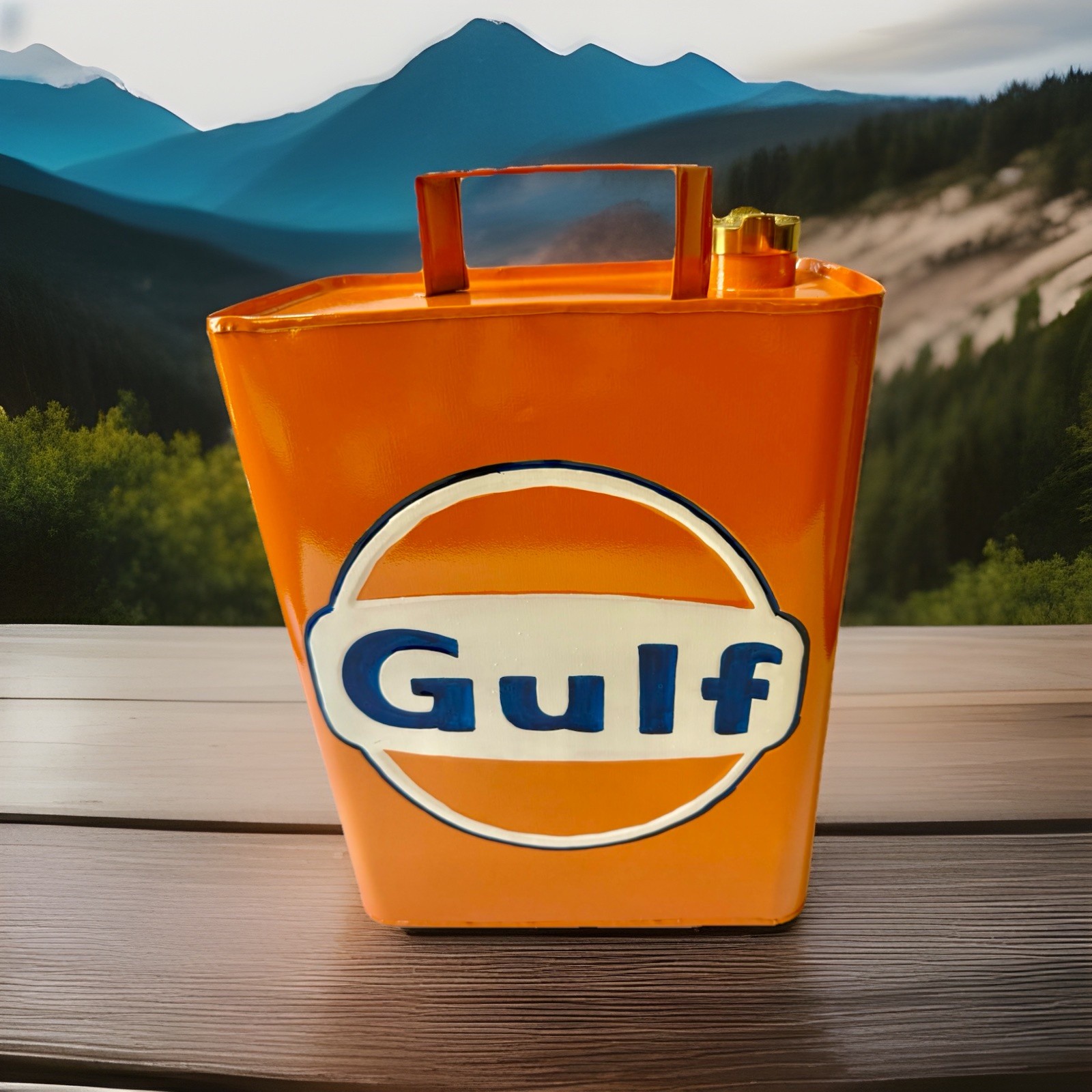 Gulf Oil Gas Can 