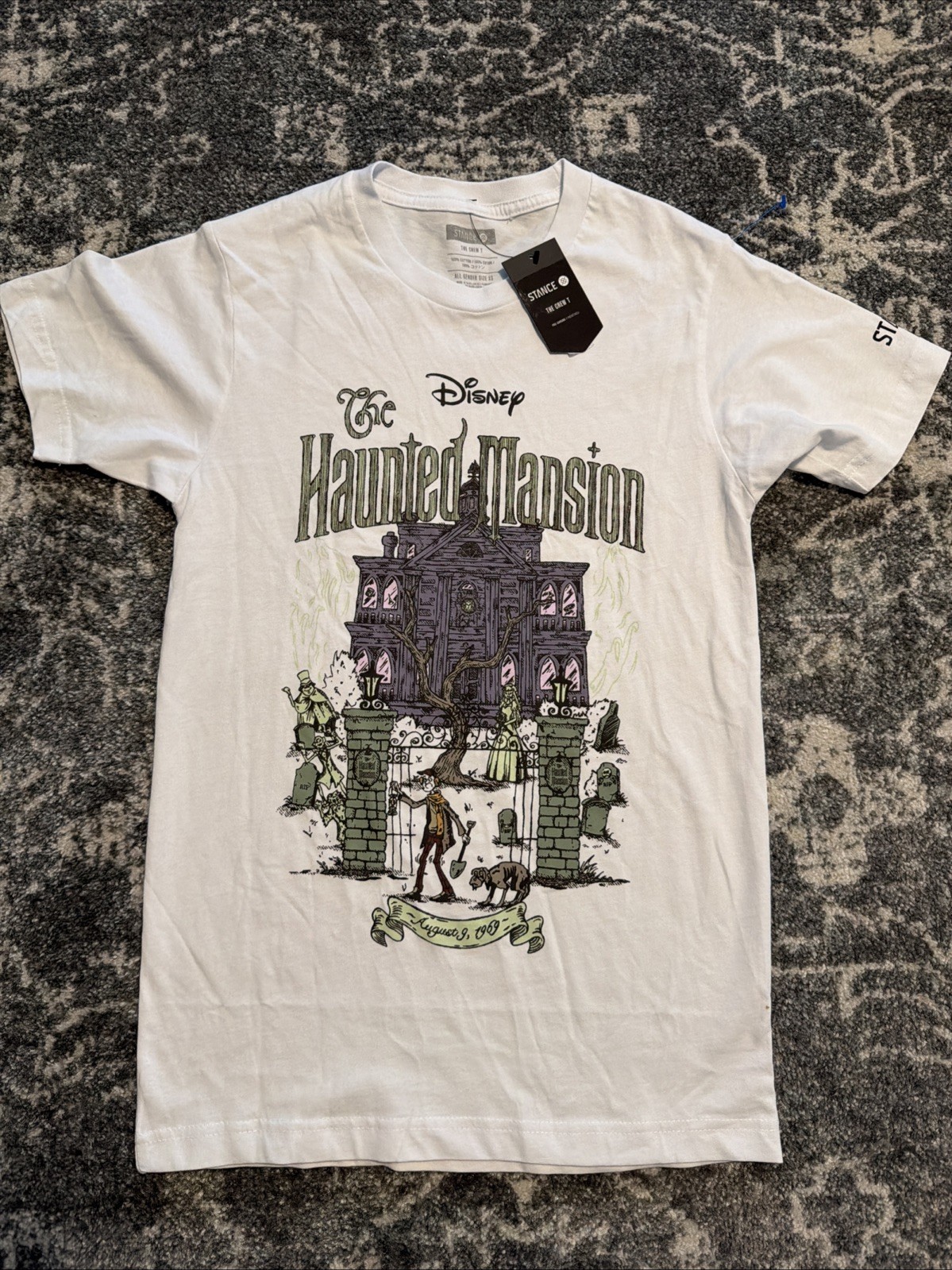 NEW Disney x Stance Haunted Mansion Shirt (Size XS)• Glow-in-the-Dark SOLD OUT