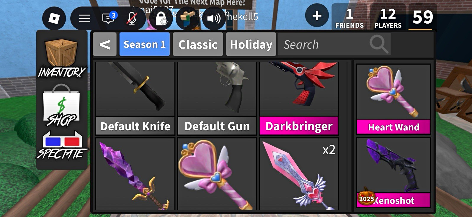 Roblox Season 1 Holiday Inventory Lot: Darkbringer, Gemstone, and more Roblox Season 1 Holiday Inventory Lot: Darkbringer, Gemstone, and more