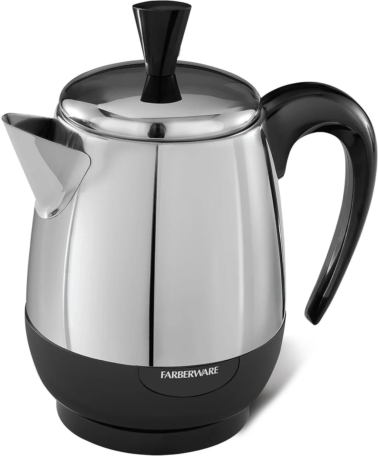 Farberware Electric Coffee Percolator Stainless Steel Basket Automatic Used