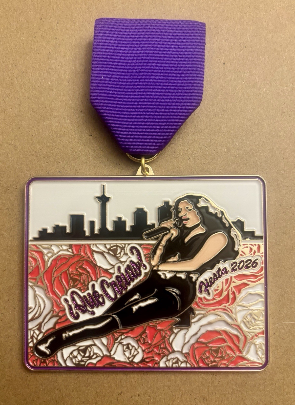 2026 Selena Que Creias Fiesta Medal Selena Pose Challenge