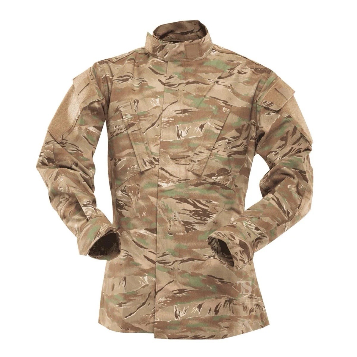 TRU-SPEC Tactical Response Uniform Shirt All-Terrain Tiger Stripe Small Long NWT