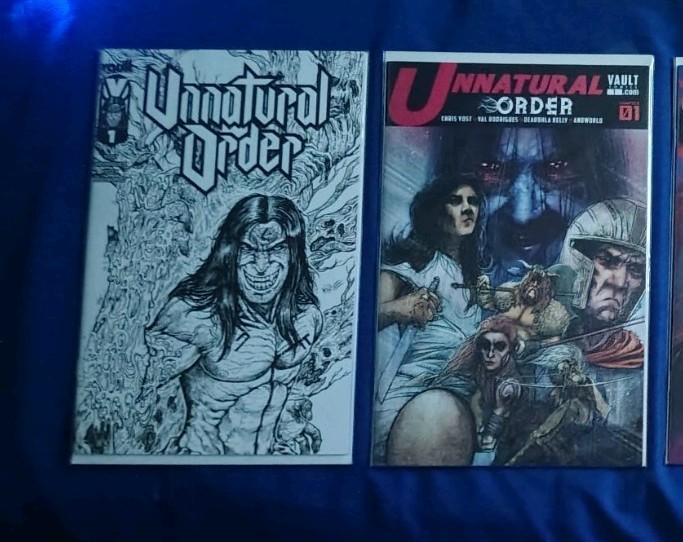 UNNATURAL ORDER #1- 1:100 MARIA WOLF BW VARIANT- VAULT and Webstore exclusive UNNATURAL ORDER #1- 1:100 MARIA WOLF BW VARIANT- VAULT and Webstore exclusive