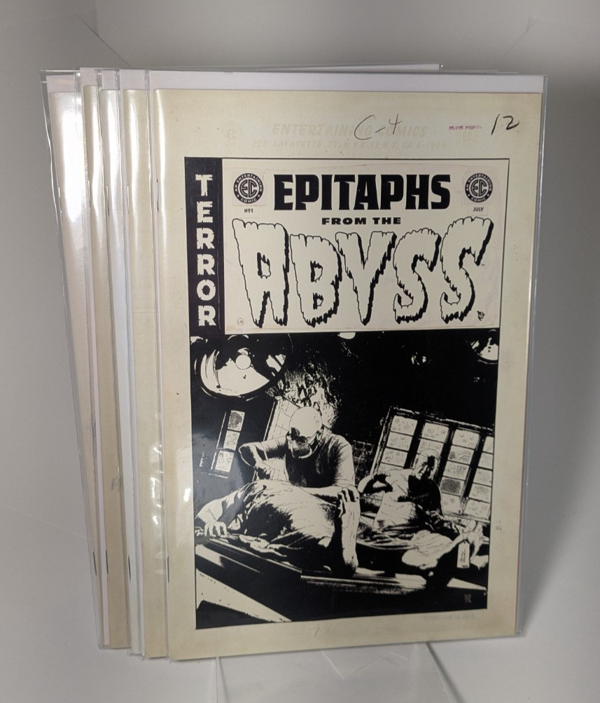 Epitaphs from the Abyss (2024) Comic Lot, #1-5 B&W variant incentive covers