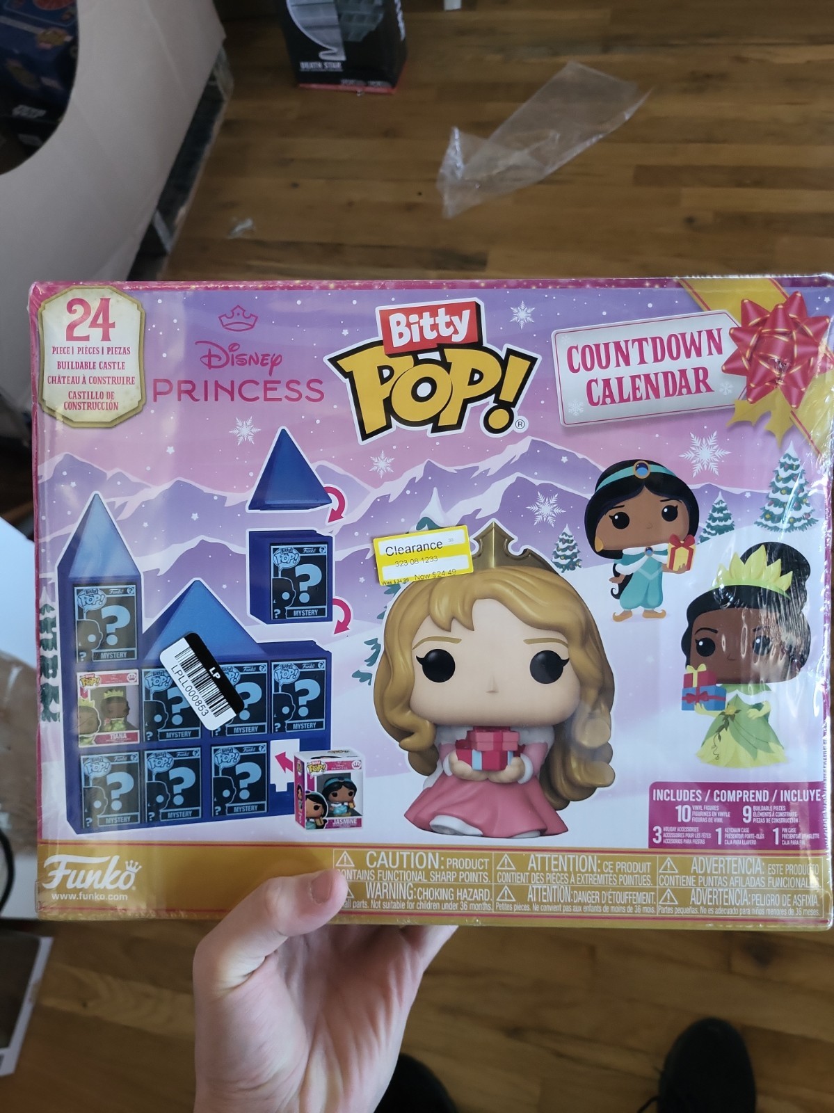 Funko Bitty Pop Disney Princess Holiday Advent Calendar 24-Day NEW Sealed