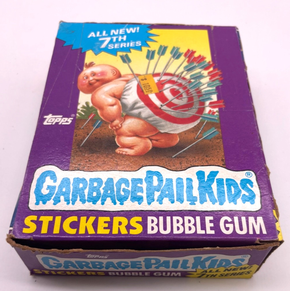 Vtg 1986 Garbage Pail Kids 7th Series Complete Full Wax Box 48 Sealed GPK