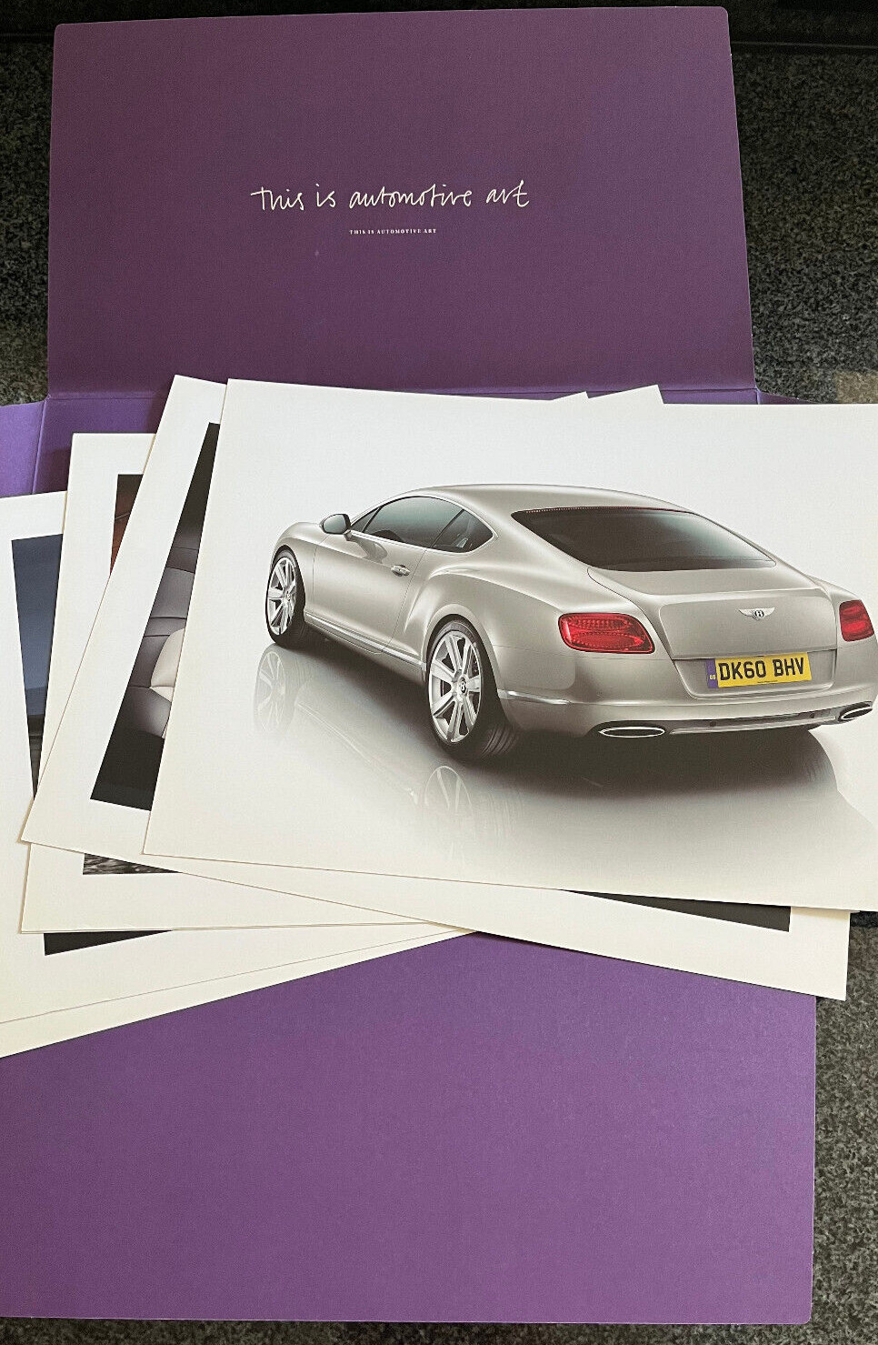 BENTLEY CONTINENTAL GT W12 PROMOTIONAL SALES BROCHURE PORTFOLIO 2012 USA EDITION