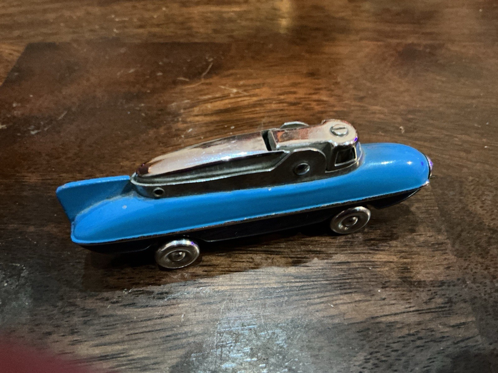 Vintage 1960s SAROME Blue Bird Oil Lighter Collectible Untested From Japan F/S