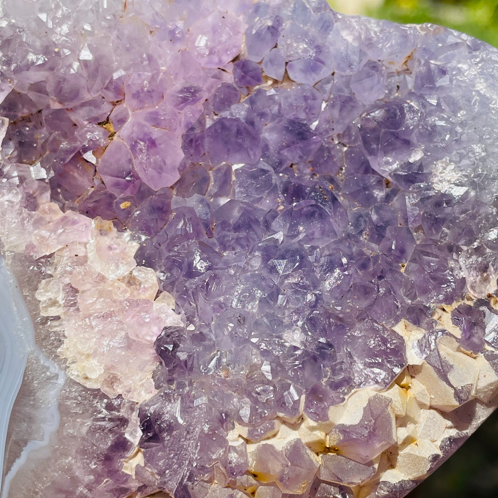 2.41lb Natural Rough Agate Geodes Quartz Crystal Specimen Healing