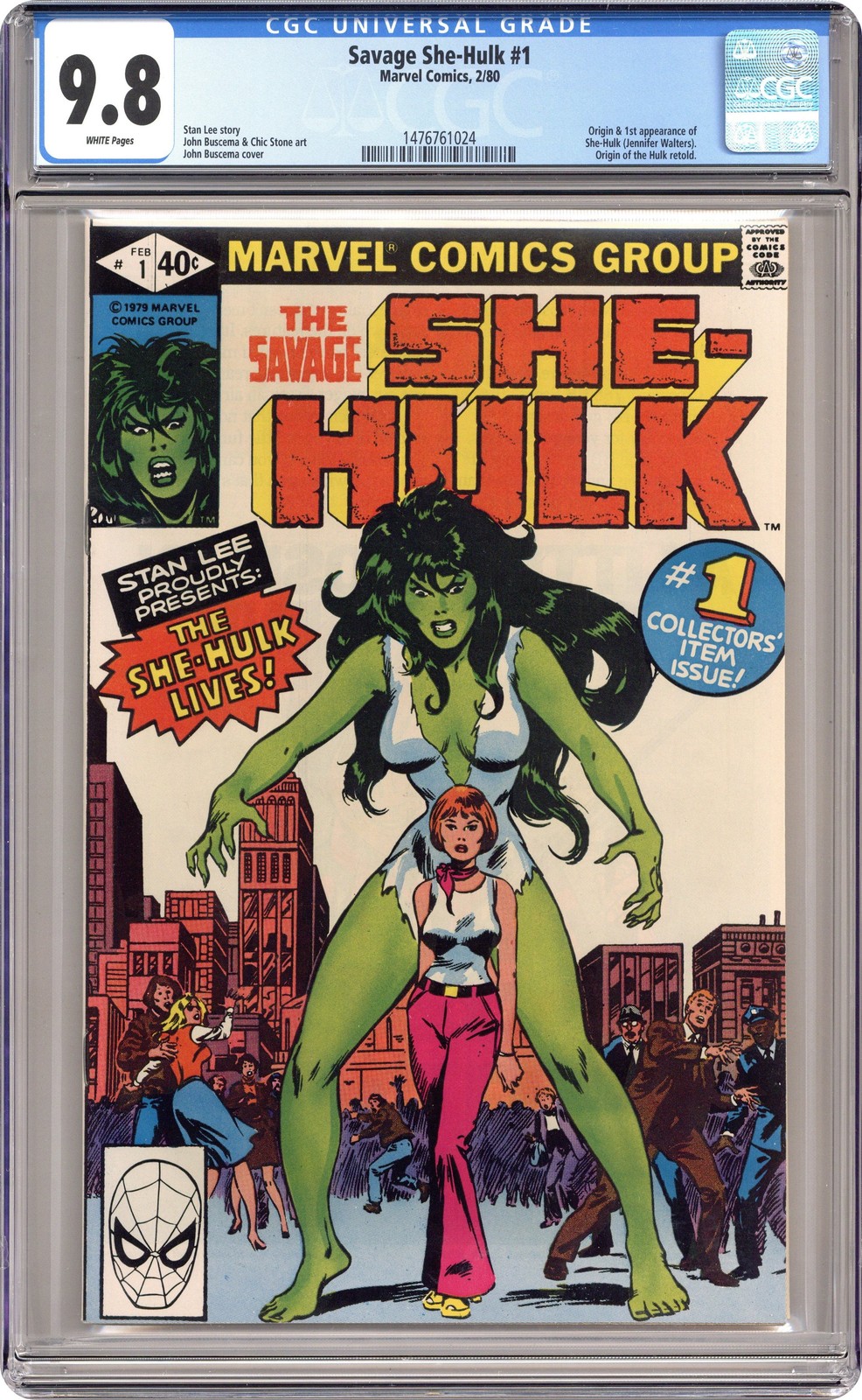 Savage She-Hulk 1D Direct Variant CGC 9.8 1980 1476761024 1st app. She-Hulk