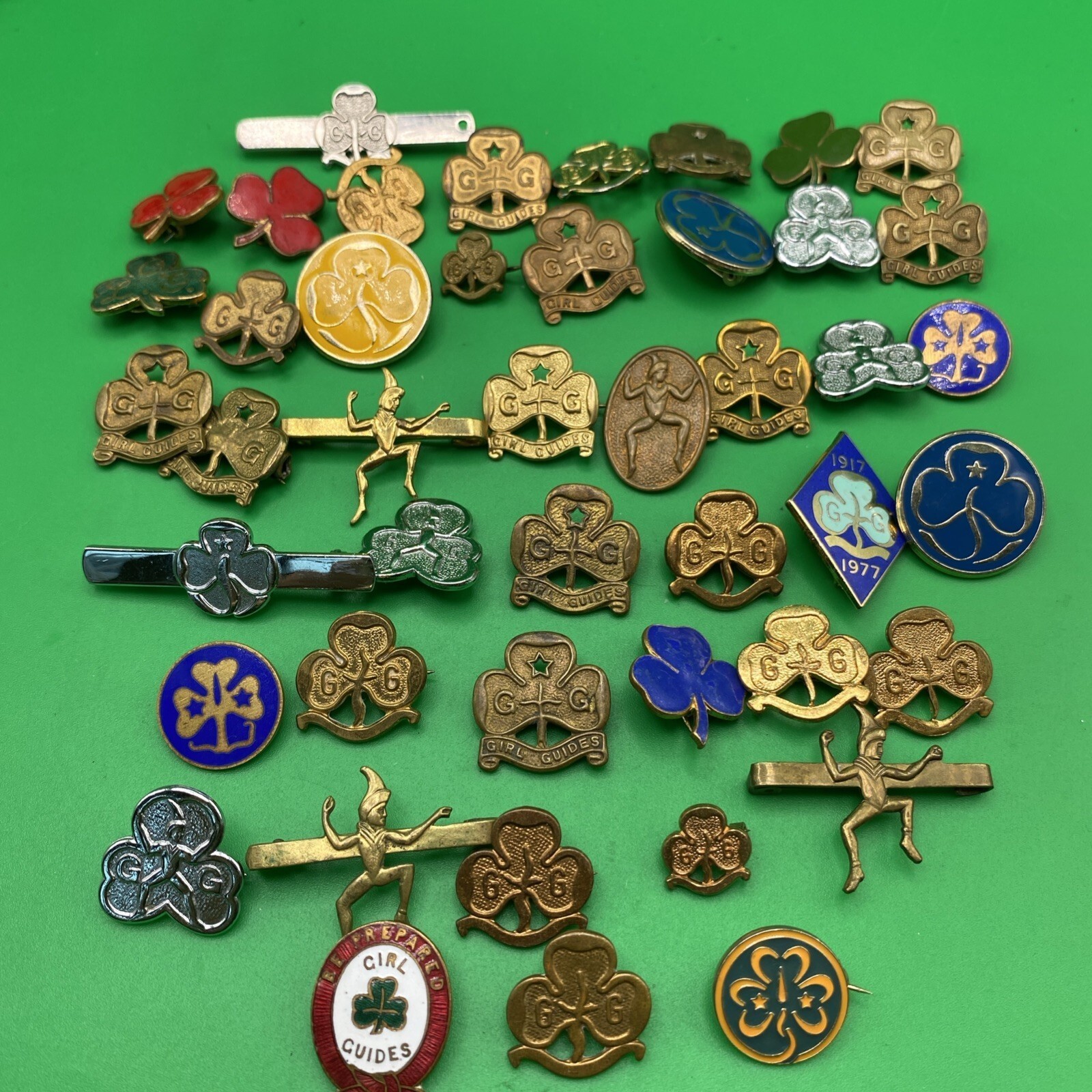 Girl Guides Pin Badges Job Lot Bundle Vintage. 45+ items