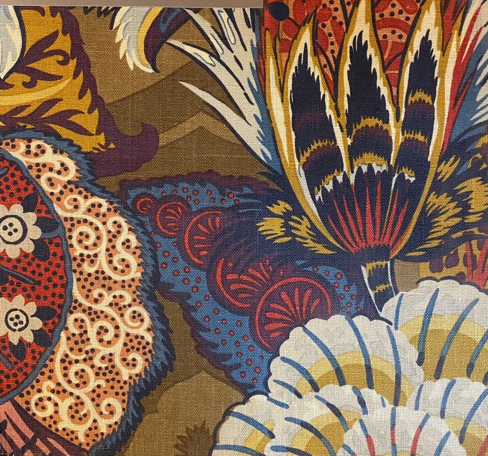 SCHUMACHER Zanzibar 100% Linen Remnant New