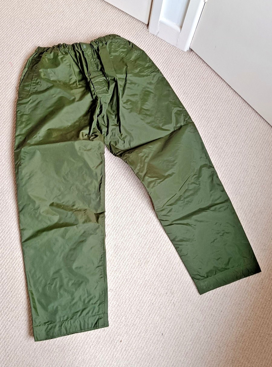 Vintage British Army Waterproof Trousers Northern Ireland Belstaff Overtrousers