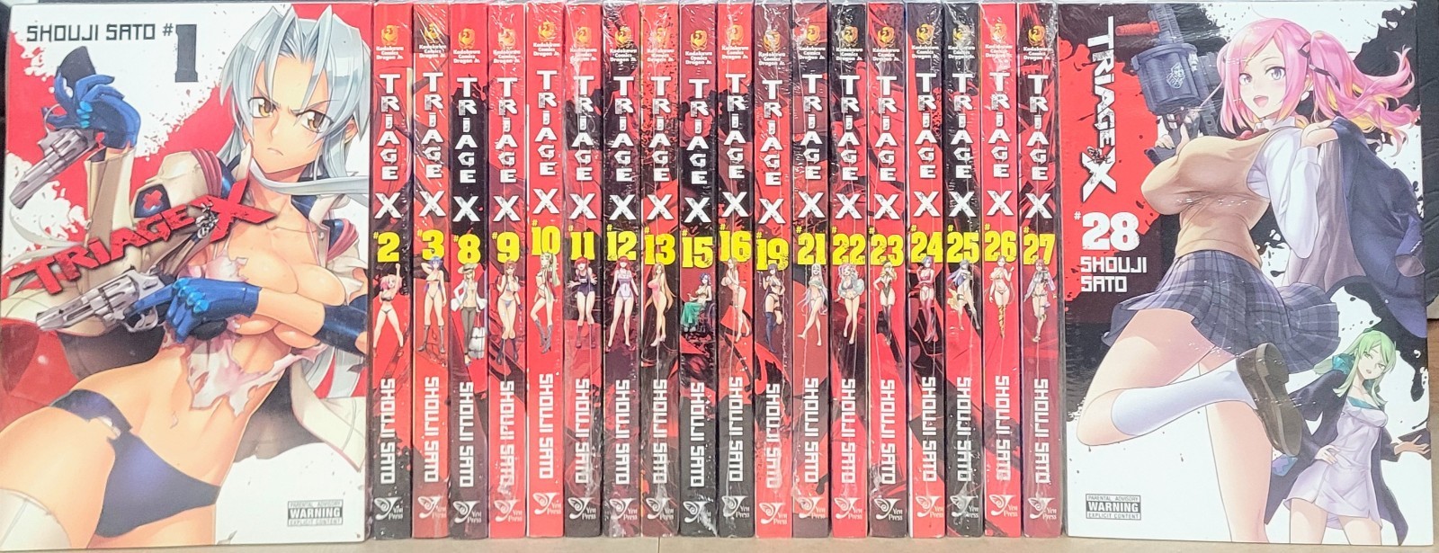 Triage X English Manga lot Vol 1-3,8-13,15-16,19,21-29 Yen Press New In English Triage X English Manga lot Vol 1-3,8-13,15-16,19,21-29 Yen Press New In English