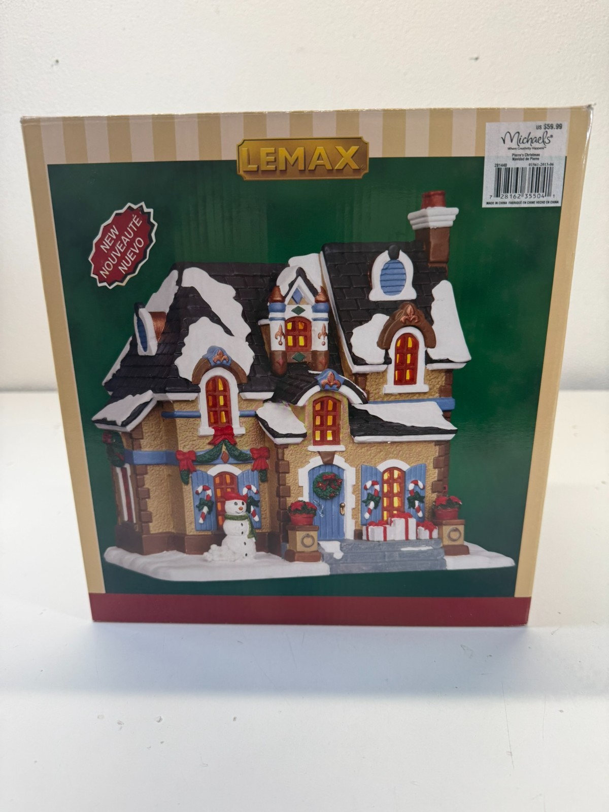 Lemax Christmas Village Pierre\'s Christmas Building 35504 Lighted 2013 Retired Lemax Christmas Village Pierre\'s Christmas Building 35504 Lighted 2013 Retired